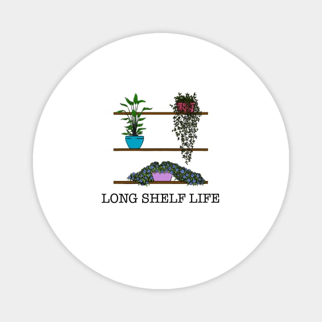 Plants, Long Shelf Life Magnet by Atmospheric Comics Company